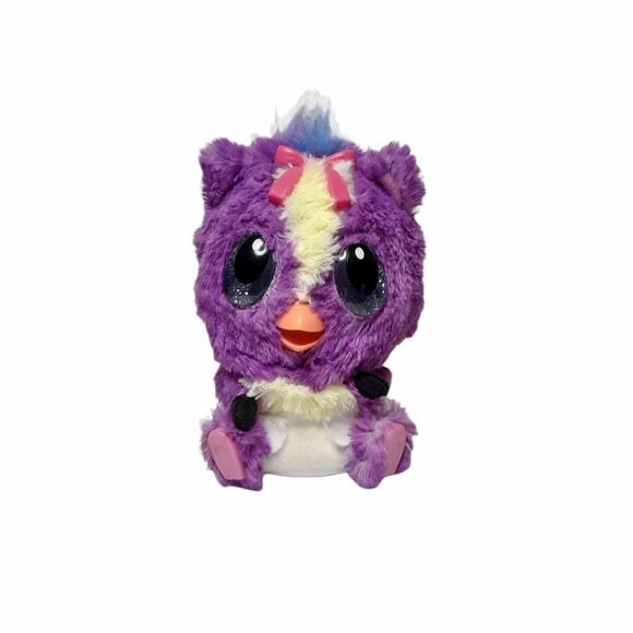 Hatchimals Hatchibabies Purple Ponette Baby Bird Interactive Talks Lights Works - Picture 1 of 8